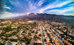 Duarte, CA aerial view